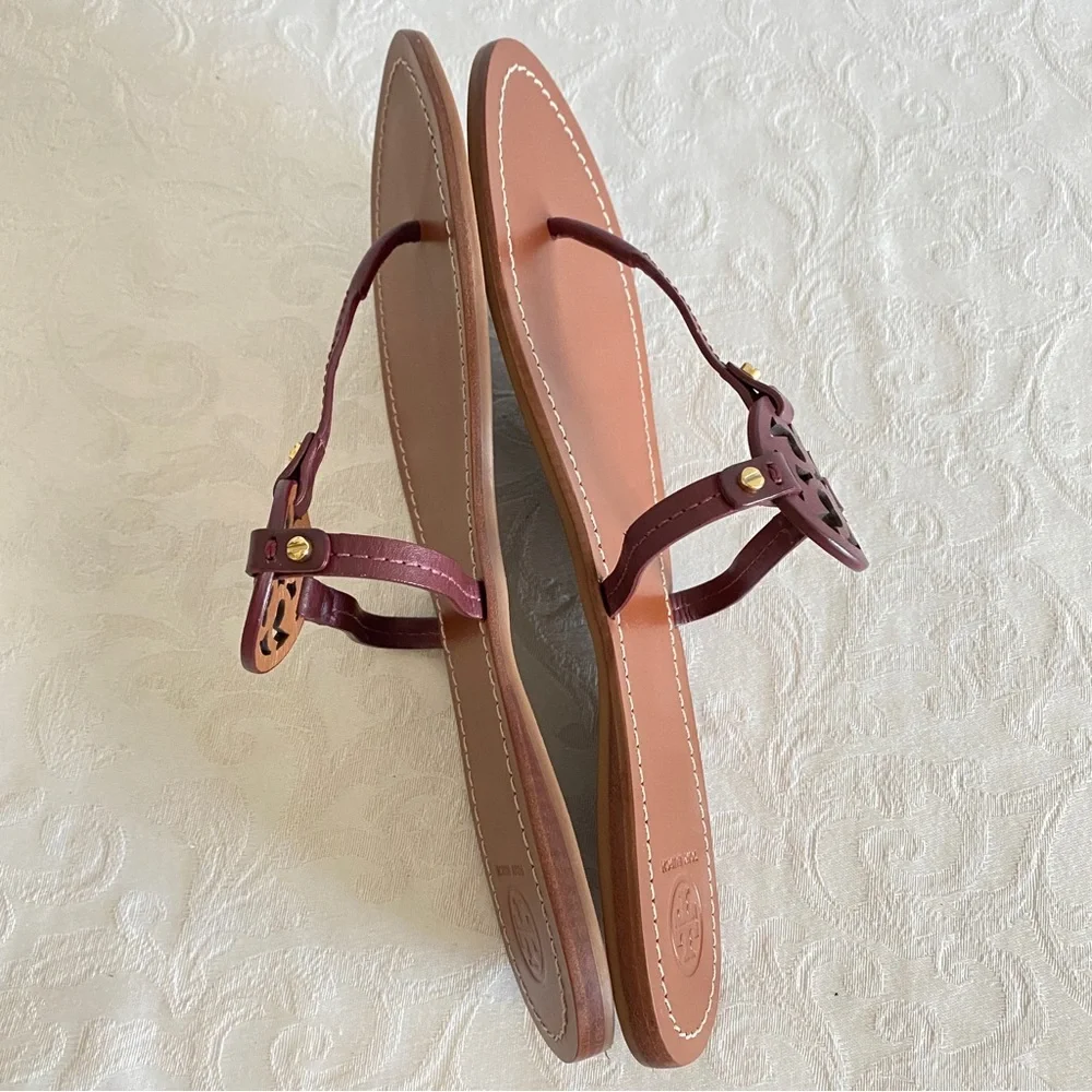 Tory Burch logo embellished sandals
